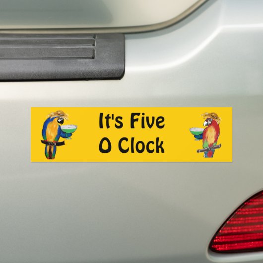 Parrot Banner Bumpersticker (Op auto)