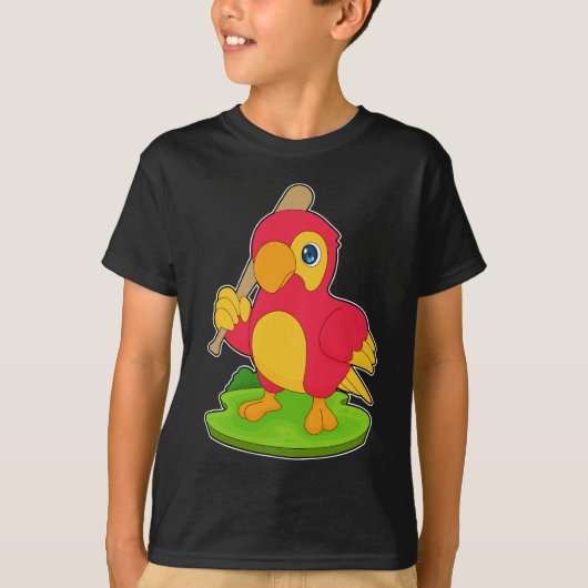 Parrot Baseball Bat T-shirt (Voorkant)