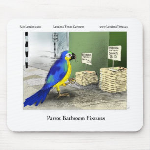 Parrot Bathroom Fixtures T - shirts Mokken Kaarten Muismat