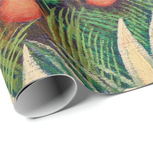 Parrot bij apen in het Oerwoud bos Cadeaupapier (Rol Hoek)