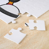 Parrot bij Baseball met honkbalknuppel Legpuzzel (Zijkant)