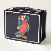 Parrot bij Muziek met Maracas (Achterkant)