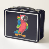 Parrot bij Muziek met Maracas (Voorkant)