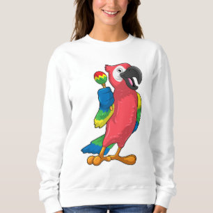Parrot bij Muziek met Maracas Trui