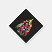 Parrot Bird Christmas Tree Ornament Funny Gifts Xm Servet (Hoek)