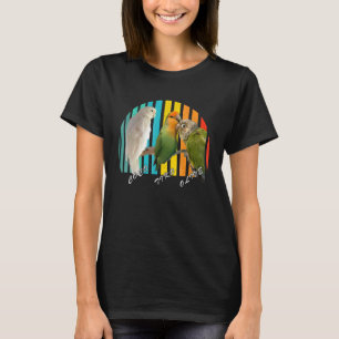 Parrot Bird Distress Retro Sunset T-shirt