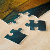 Parrot Bird Feathers sluiten Legpuzzel (Zijkant)
