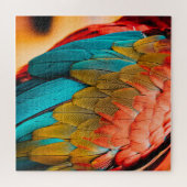 Parrot Bird Feathers sluiten Legpuzzel (Horizontaal)
