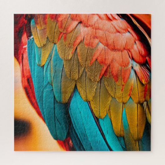 Parrot Bird Feathers sluiten Legpuzzel (Verticaal)