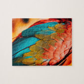 Parrot Bird Feathers sluiten Legpuzzel (Horizontaal)