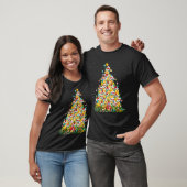 Parrot Bird Xmas licht kerstkerstmis kerstmis T-shirt (Unisex)
