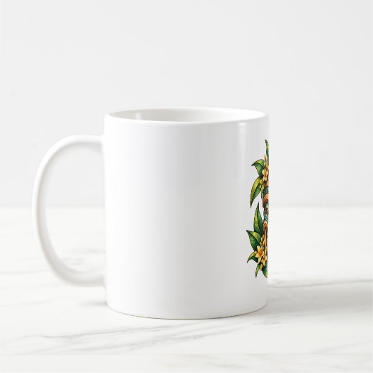 Parrot Bloom Tiki koffiemok (Links)