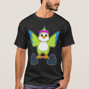 Parrot Bodybuilding Dumbbell T-shirt