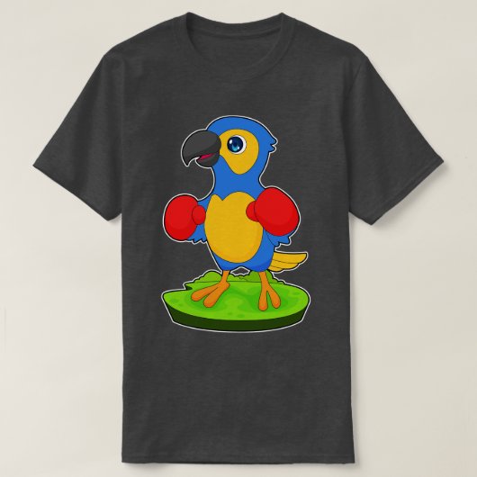 Parrot Boxer Bokshandschoenen T-shirt (Design voorkant)