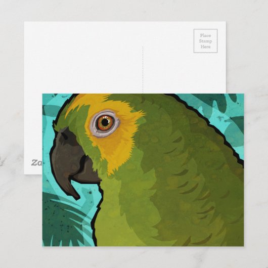 Parrot Briefkaart (Voorkant / Achterkant)