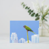 ~Parrot~ BRIEFKAART, AANGEPAST Briefkaart (Staand voorkant)