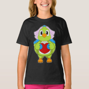 Parrot Bruid Hart Wedding T-shirt