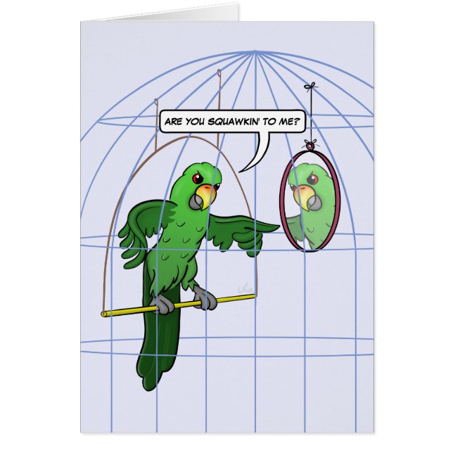 Parrot Cage Fight Card (Voorkant)