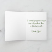 "Parrot Cash Register Light" Dank u kaart (Binnen)