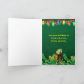 Parrot Christmas Kaart (Binnen)