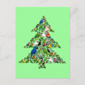 Parrot Christmas Tree Feestdagenkaart (Voorkant)
