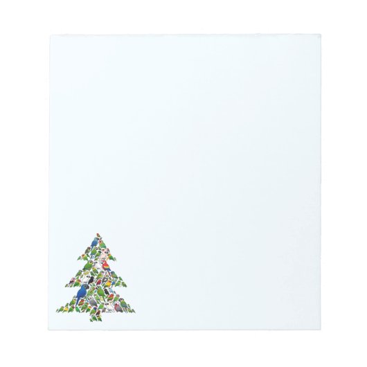 Parrot Christmas Tree Notitieblok (Voorkant)