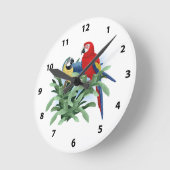 Parrot Clocks Ronde Klok (Hoek)