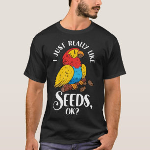 Parrot Cockatiel Wildlife Vogelzaad Pet Food Parro T-shirt