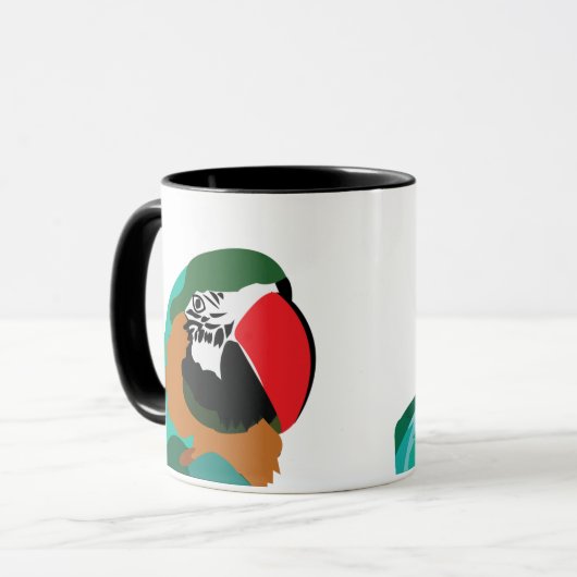 Parrot Colorful Bird Mok (Voorkant links)
