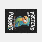 Parrot Costume Fleece Deken (Voorkant (Horizontaal))