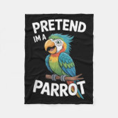 Parrot Costume Fleece Deken (Voorkant)