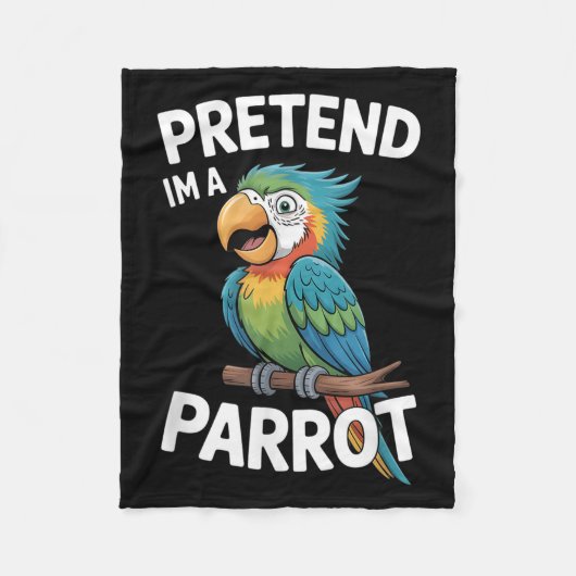 Parrot Costume Fleece Deken (Voorkant)