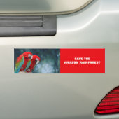 Parrot Couple Bumpersticker (Op auto)