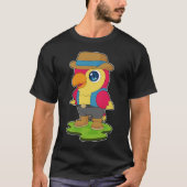 Parrot Cowboy pet T-shirt (Voorkant)