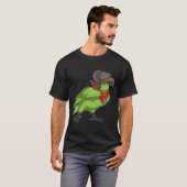 Parrot Cowboy pet T-shirt (Voorkant volledig)