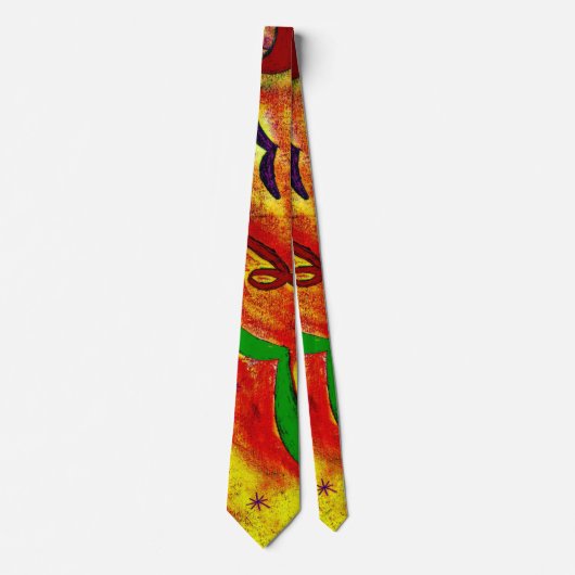 Parrot Curves-Stropdas Stropdas (Voorkant)