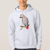 Parrot dad Afrikaanse grijze papegaai T-Shirt (Voorkant)