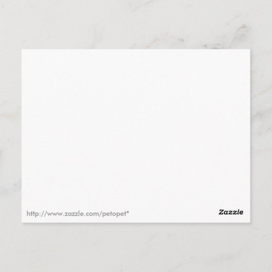 Parrot-definitie Briefkaart (Achterkant)