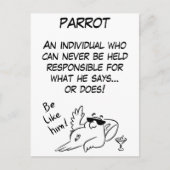 Parrot-definitie Briefkaart (Voorkant)