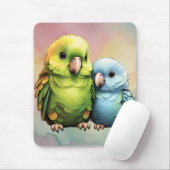 Parrot_design.no.1- door Maaya Prints, Muismat (Met muis)