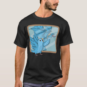 Parrot & Dragon Reflection I Blue Parrotlet 1 T-shirt