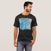 Parrot & Dragon Reflection I Blue Parrotlet 1 T-shirt (Voorkant volledig)