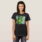 Parrot & Dragon Reflection I Double Yellow T-shirt (Voorkant volledig)