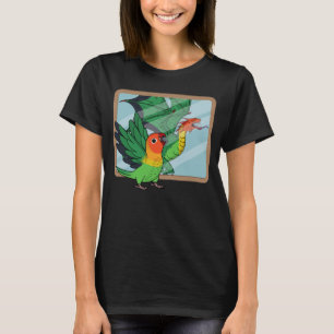 Parrot & Dragon Reflection i Fischers Lovebird 1 T-shirt