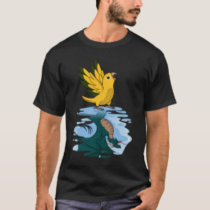 Parrot & Dragon Reflection i Golden Conure 2 T-shirt