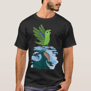 Parrot & Dragon Reflection I Green Parrotlet 2 T-shirt