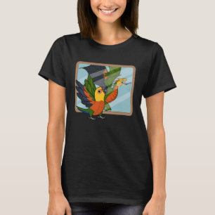 Parrot & Dragon Reflection i Jenday Conure 1 T-shirt
