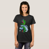 Parrot & Dragon Reflection I Male Eclectus T-shirt (Voorkant volledig)