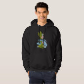 Parrot & Dragon Reflection I Moustache Parakeet Hoodie (Voorkant volledig)