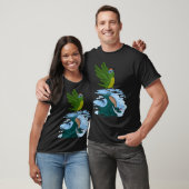 Parrot & Dragon Reflection I Peach fronted Conure T-shirt (Unisex)